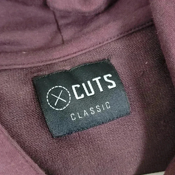 Cuts Clothing Hyperloop Hoodie Sweatshirt sz L Men's Deep Amber Pullover - Picture 6 of 8